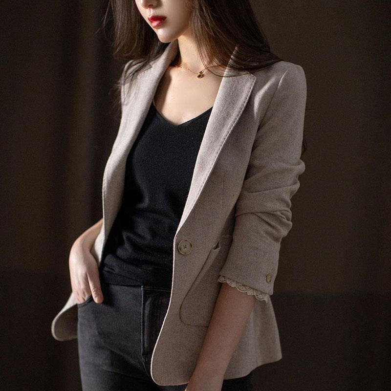 Dames Blazers & Overshirts | Blazer Met Plooien Blazers & Overshirts Blazers & Overshirts