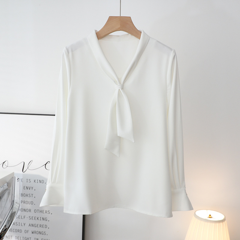 Dames Blouses | Blouse Met Strik Blouses Blouses