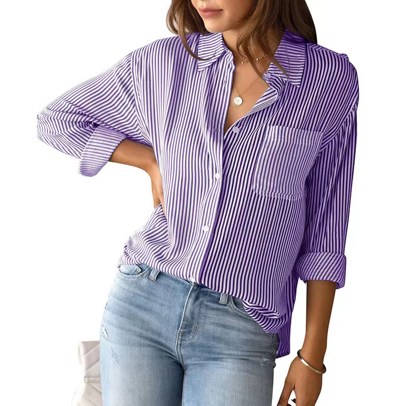 Dames Blouses | Gestreepte Blouse Blouses Blouses