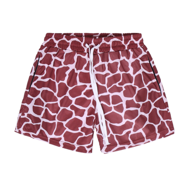 Dames Broeken | Paperbag Short Met Print Broeken Broeken