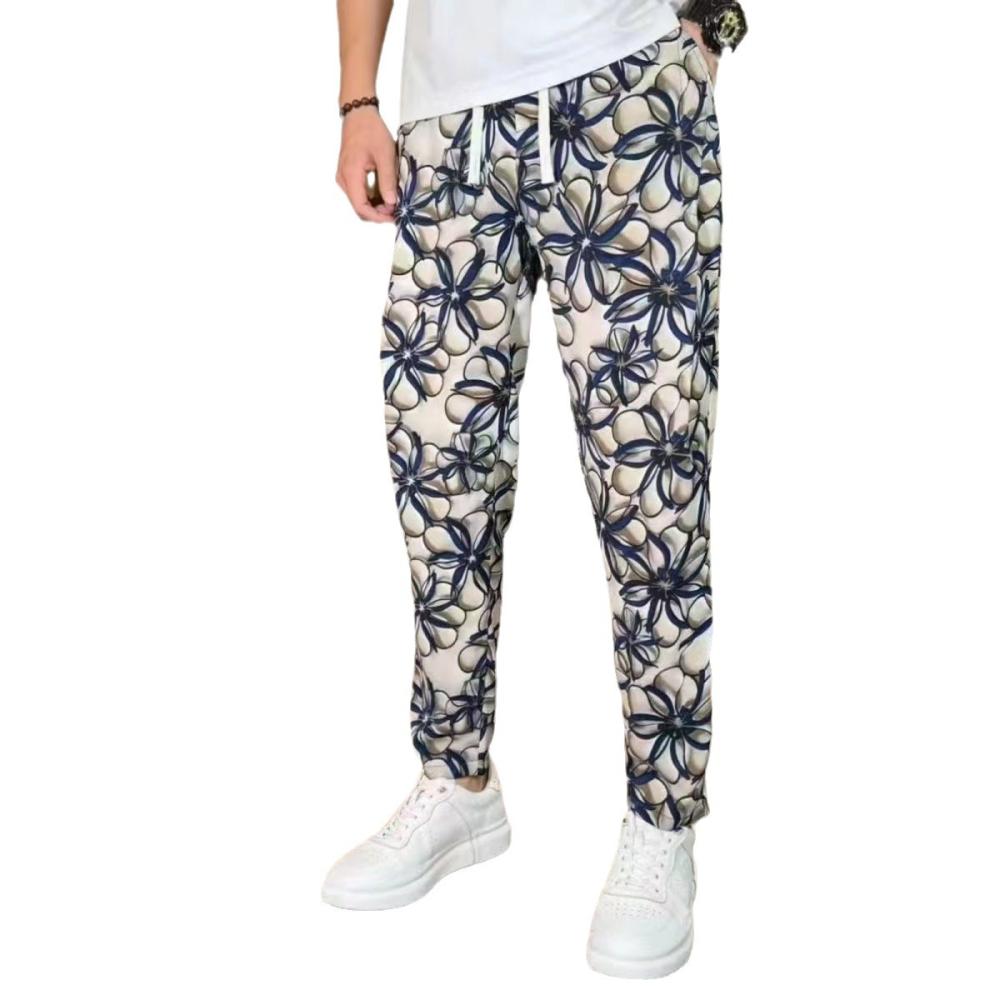 Dames Broeken | Viscose Broek Met Print Broeken Broeken