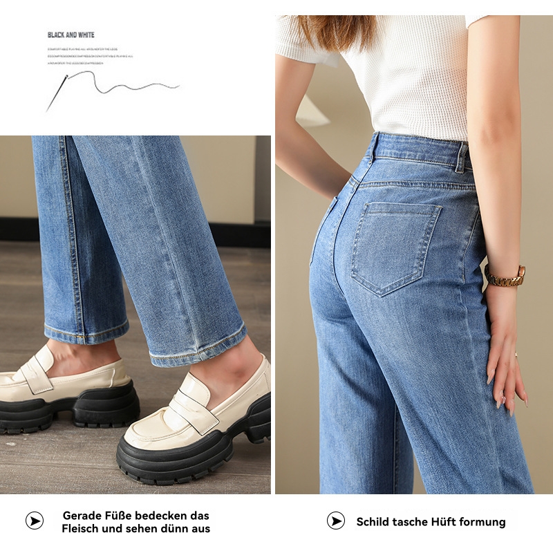 Dames Jeans | 7/8-Jeans Met Rechte Pijpen Dames Dames