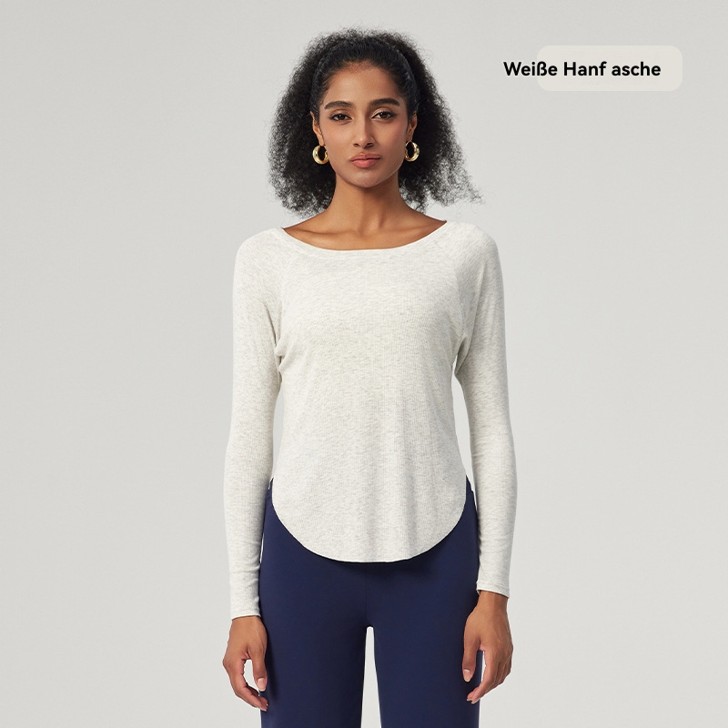 Dames Shirts & Tops | Basic Shirt Met Lange Mouwen Dames Dames