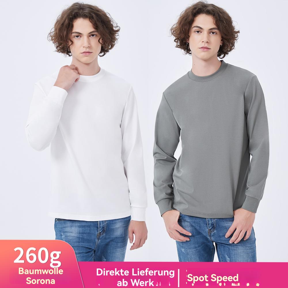 Heren T-Shirts & Polo’s | Modern Shirt Met Lange Mouwen Heren Heren