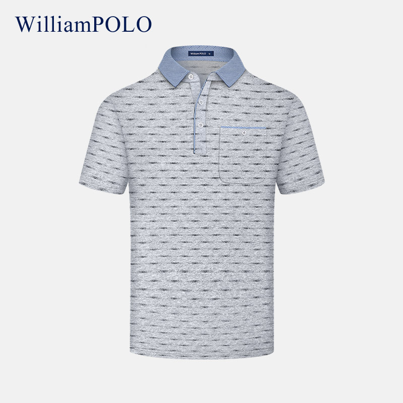 Heren T-Shirts & Polo’s | Poloshirt Van Slubjersey Heren Heren